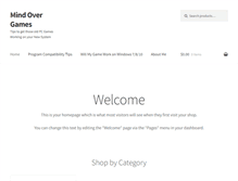 Tablet Screenshot of mindovergames.com